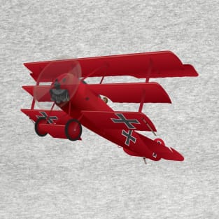 DR-1 Red Baron Triplane WWI Warbird T-Shirt